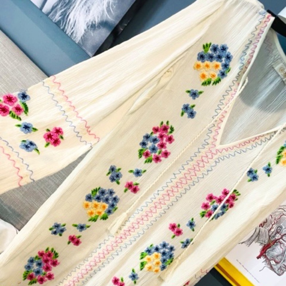 Embroidered Candela Bohemian Caftan